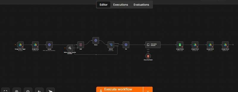 Invoice and bookkeeping automation workflow